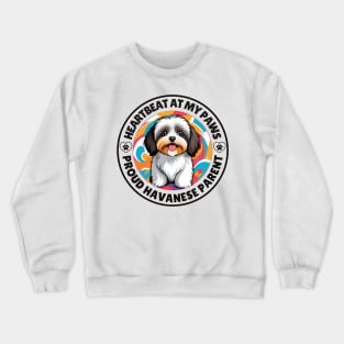 Havanese Dog Crewneck Sweatshirt